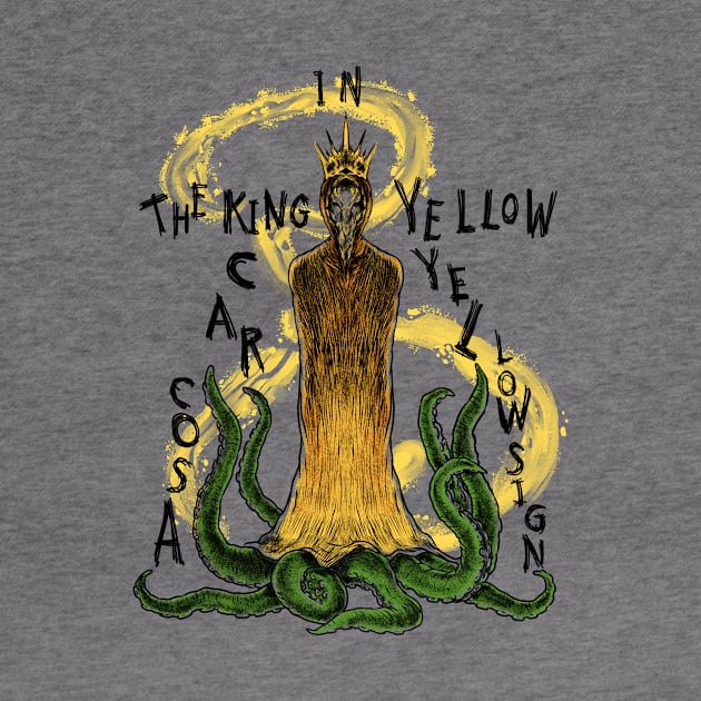 The Enigmatic Rule of Hastur: The King in Yellow Design by Holymayo Tee